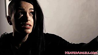 that devilish punk babe with piercings takes monster cock drilling her pierced cunt deep