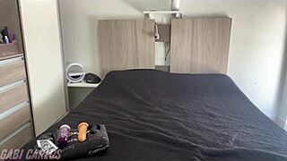 woke up horny shoved buddy's dick in my ass came hard 💦🍑🔥