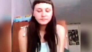 i love how my slutty teen babe jerks my cock so furiously