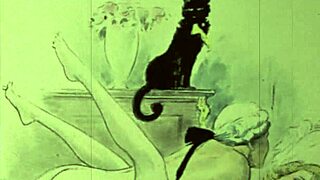 a tale of vintage erotic art from retro hairy eras