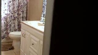 Stepbro Surprises Showering Latina Milf Stepsis Hard