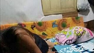 stepsis climbs on chest sucks dick i lick pussy she cums hard 😈👅💦