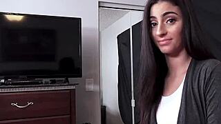Latina Teen Jasmine Vega Begs Stepdad's Reward Fuck POV