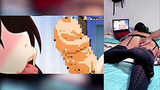 reacting hot hentai blowjobs cum throat big tits love stepsis ass show