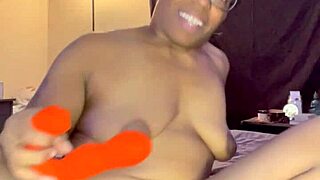 lesbian lovers intimately test honey play box toys to orgasm