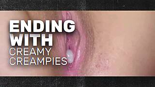 bbc crew gangbangs sage hunter filling her with raw creampies!