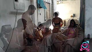 Skinny Latina Teen Bareback Anal Fucked Rough by Big Black Cock!