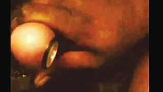 gushy pussy squirts hard from toy play drenching everything wet