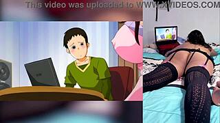 reacting hot hentai blowjobs cum throat big tits love stepsis ass show