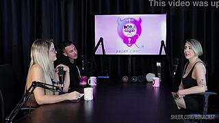 Mary red queen and bruna carlos get wild on bora cast, sheer red lingerie steals the show