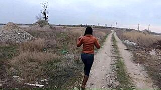 beautiful curvy latina milf in tight jeans teases with dirty talk then slaps her way to mega orgasm in smoky bathtub