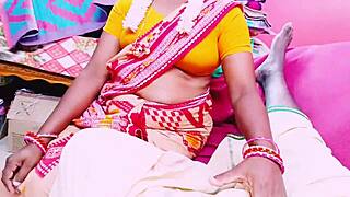 Grandpa, watch stepdaughter deepthroat then ride your cock in saree?