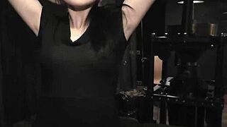 Nervous shy ella martin fingers her tight gaping european teen pussy first time on sofa