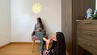 fiery latinas crave fetish sex with licking and scissoring