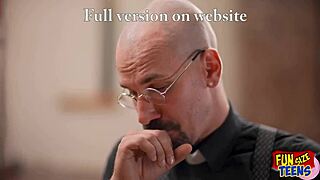 Ever wonder how a tiny athletic teen's tight pussy stretches around a monster cock during rough pov assfucking