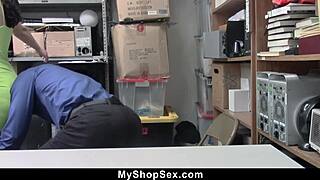 violet rain got caught shoplifting... now theyre fuckin me hard in the maintenance room!!