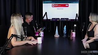 Mary red queen and bruna carlos get wild on bora cast, sheer red lingerie steals the show