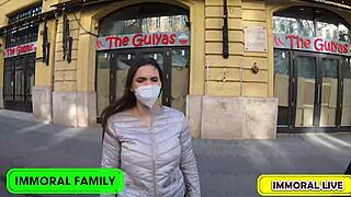 Taylee Woods Horny Czech Brunette Threesome Budapest