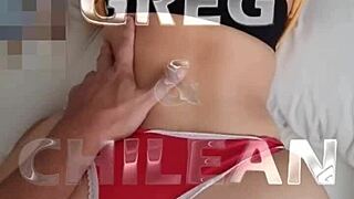 filipina milf in red panties bent over for intense doggystyle pounding