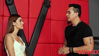 sadistic latina teacher danna vallejo demands quick titty blowjob fuck