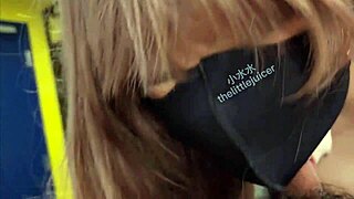 Room service asian babe delivers sloppy blowjob then squirts everywhere