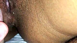 veredlatinacouple unloads creampie into wet pussy street relief fuck