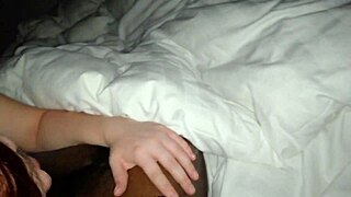 hot russian redhead teases assanhadopiladoce's monster black cock part 1