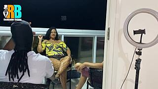 brazilian wife cuckolded as skinny slut takes amateur mmf bull threesome pounding