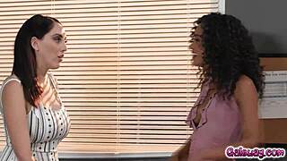 i reunited with scarlit scandal n nickey huntsman n we couldnt stop lickin each others hairy pussies n tribbin hard