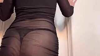 Ellie Rowyn Sways Teasingly in Sheer Dress for Devoted Eyes