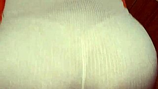 skinny yoga girl grinds narrow ass dry humping to cum