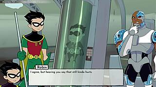 bumblebee masturbates wildly in bathroom 18titans part 24