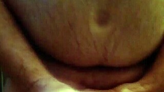 Shower Streams Over Her Belly as Cum Drips Down Wet Skin