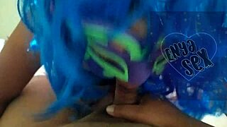 every morning the teen neighbor drops by for a quick sloppy blowjob to start the day right