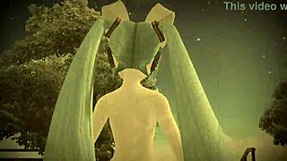 i modded hatsune miku from y to y project diva into full nude bunny costume, tits and ass out