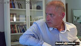 imagine grandpa just shutting up to fuck juicy missy luv's tight pussy doggy deepthroat style