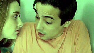 Stepmom Catches and Joins Teen for Wild Cumshot Threesome