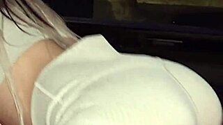 skinny yoga girl grinds narrow ass dry humping to cum