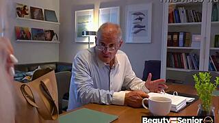 imagine grandpa just shutting up to fuck juicy missy luv's tight pussy doggy deepthroat style