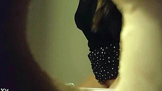 Hidden cam spies panties babe's sexy pee stream