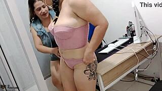 LESBIAN LATINAS RIP LINGERIE LICK WET PUSSIES To SCREAMING ORGASMS Fingering!