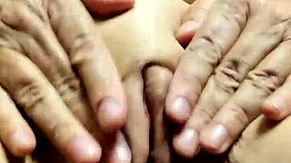 pov busty gilf heels game... wanna play with these saggy tits?