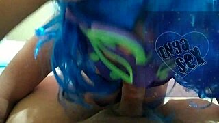 every morning the teen neighbor drops by for a quick sloppy blowjob to start the day right