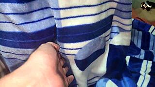 OOPS STEPBRO MY BLANKET TORE ANAL SEX WARMS ME OUCH PENIS IN CLOSEUP