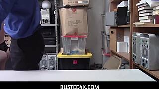 busted4k catches shoplifter athena rayne fucks her tits then releases