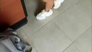 Hey step-nephew, wanna watch me suck cock like a total whore behind hubby's back?