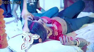 young indian couple first night suhaag raat dirty sex with screams