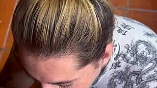 mmm hermosa chupada to my amigo deepthroat blowjob then full facial lechita 😍💦