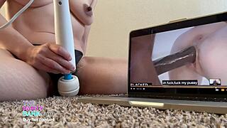 watch this horny asian masturbate to bbc fantasies cumming in panties!!