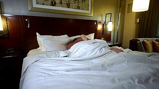 Horny Stepmom Darciedean Shares Hotel Bed Fucks Stepsons Monster Cock On Vacation